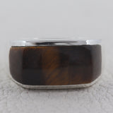 Black Onyx Silver Ring