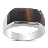 Black Onyx Silver Ring