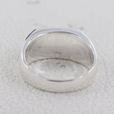 Black Onyx Silver Ring