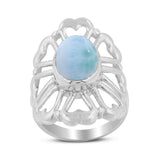Rainbow Moonstone 925 Sterling Silver Ring