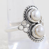 Natural Larimar Silver Rings