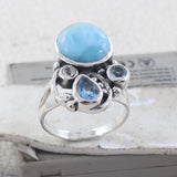Natural Amethyst Sterling Silver Rings