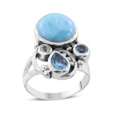 Natural Amethyst Sterling Silver Rings