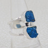 Herkimer Quartz  Silver Ring