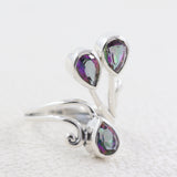 Mystic Quartz Silver Rings