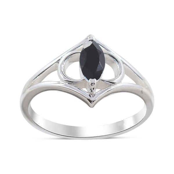 Black Onyx Sterling Silver Ring