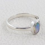 Ethiopian Opal Silver Rings