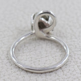 Natural Malachite Silver Ring