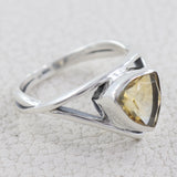Citrine Silver Ring