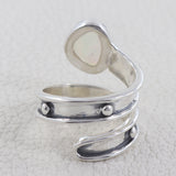 Ethiopian Opal Silver Ring