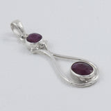 Red Ruby 925 Sterling Silver Pendant