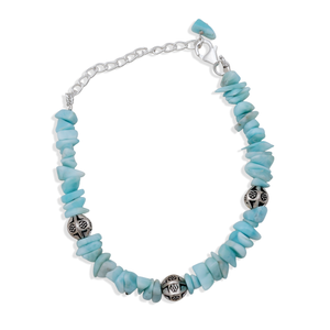 Larimar Beads Bracelet
