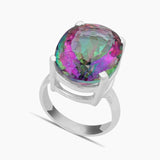 925 Sterling Silver Mystic Quartz Ring
