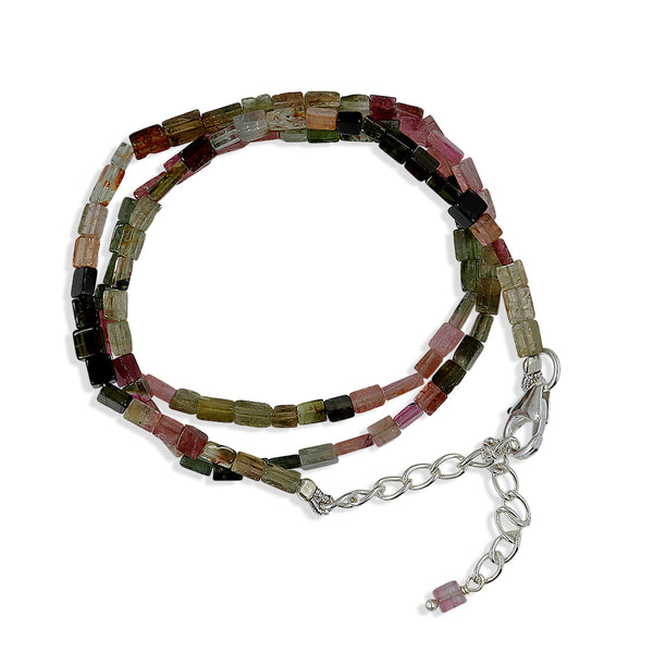 Multicolor Tourmaline Necklace - Tourmaline Beads