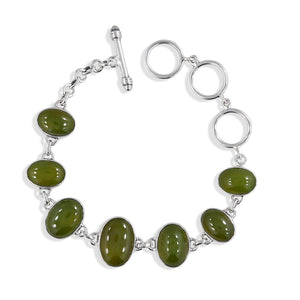 925 Sterling Silver Idocrase Bracelets