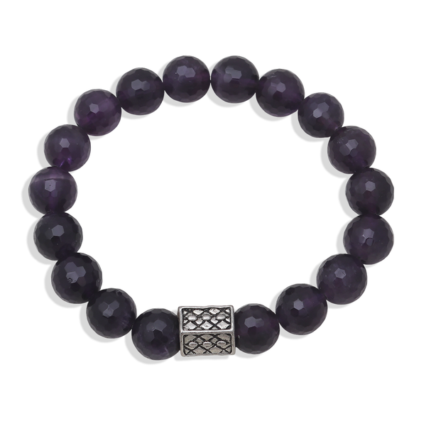Natural Amethyst Beads Bracelet