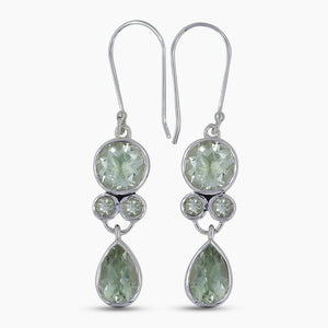 Citrine Silver Earrings