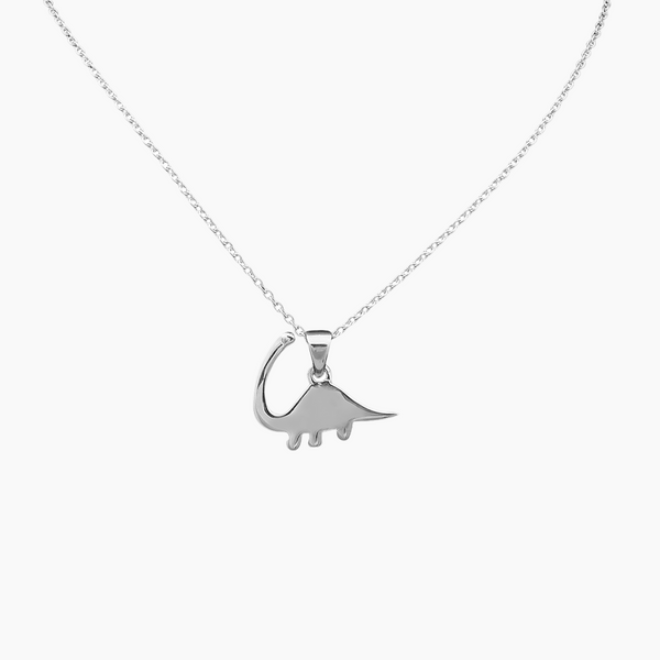 Dinosaur Silver Necklace