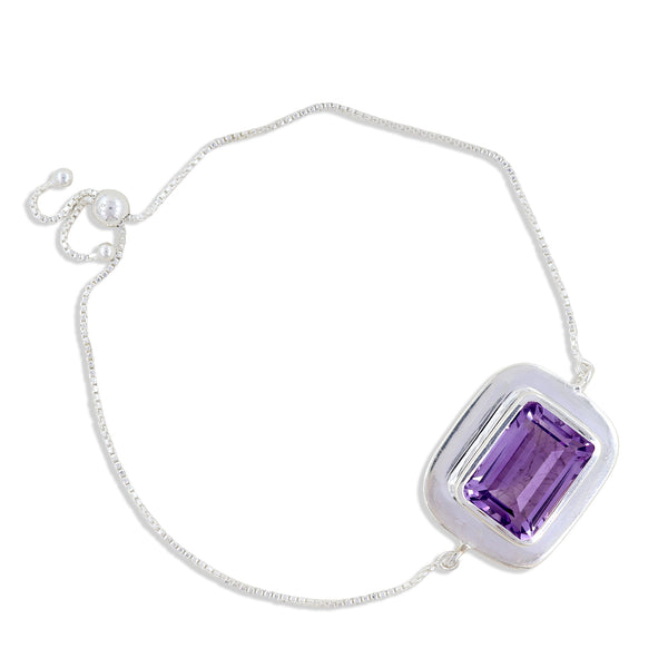 925 Silver Amethyst Bracelets