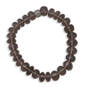 Natural Smoky Quartz Beads Bracelet