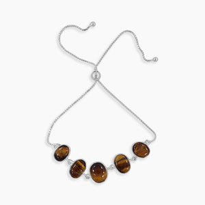 925 Sterling Silver Tiger Eye Bracelets