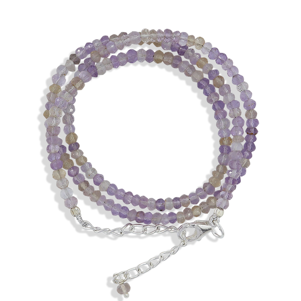 Ametrine Gemstone Beaded Necklace