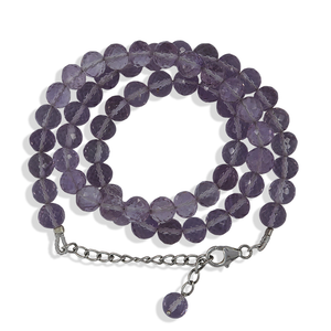Amethyst Round Ball Micro Faceted Beads