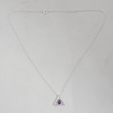 Citrine Silver Minimalist Necklaces