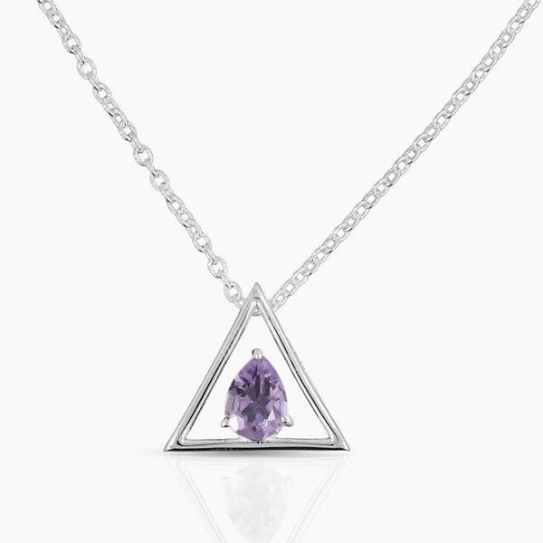 Citrine Silver Minimalist Necklaces