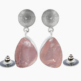Aquamarine Silver Earring