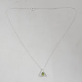 Citrine Silver Minimalist Necklaces
