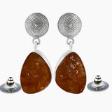 Aquamarine Silver Earring