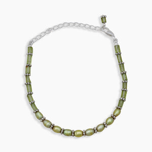 Peridot & Pearl Beads Bracelet