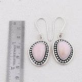 Pink Opal Silver Pendant Sets
