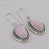 Pink Opal Silver Pendant Sets