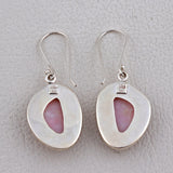 Pink Opal Silver Pendant Sets
