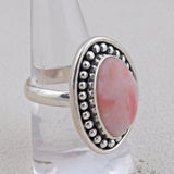 Pink Opal Silver Pendant Sets