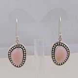 Pink Opal Silver Pendant Sets