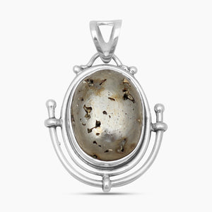 Golden Pyrite Silver Pendants