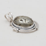 Golden Pyrite Silver Pendants