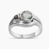 925 Sterling Silver Smoky Quartz Rings