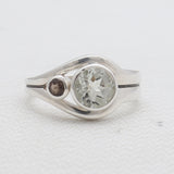 925 Sterling Silver Smoky Quartz Rings