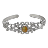 925 Sterling Silver Ethiopian Opal Cuff Bangle