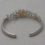 925 Sterling Silver Ethiopian Opal Cuff Bangle