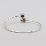 Turquoise Spiny Oyster Silver Cuff Bangles