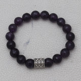 Natural Amethyst Beads Bracelet