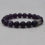 Natural Amethyst Beads Bracelet