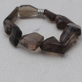 Natural Smoky Quartz Beads Bracelet