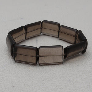 Natural Smoky Quartz Beads Bracelet