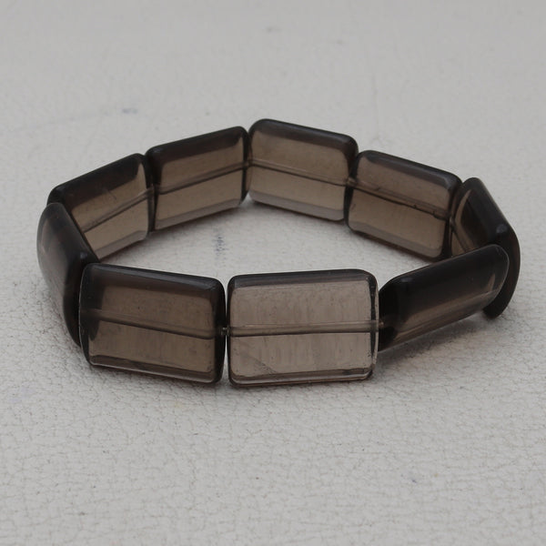 Natural Smoky Quartz Beads Bracelet